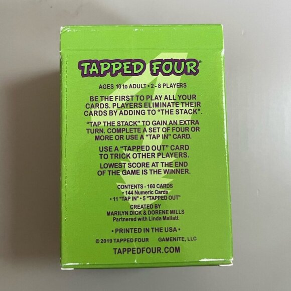 Tapped Four Card Game - Picture 2 of 4